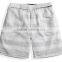 Polyester sublimation striped print beach shorts swim trunk for men