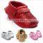 Christmas Red Moccasins for Toddler,gold Glitter Baby Moccasins M5112101