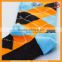 2015 new high street fashion design bulk wholesale warm crew thick organic cotton knitted man argyle patterned socks