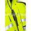 Breathable High Visibility Soft Shell Waterproof Jacket