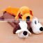 cute cartoon plush dog head stuffed pillow cuddly pet toys