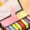 PU cover sticky note memo pad