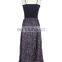 Jacquard Lace Spaghetti Strap Dress Lady Sexy Wear Evening Dress Party Wear