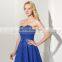 Wholesale Sweetheart Sleeveless Zipper Back Royal Blue Long Evening Gowns Lace Evening Dresses SD368