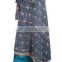 Indian Vintage Silk Sari Patchwork double layered Reversible wrap-skirt Magic Around skirts dress beach wear Wraparound Ethnic