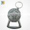 Cheap custom antique castle metal bottle opener with embossment