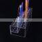 Step shape high clear PMMA acrylic desktop pen display stand