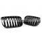 Front Bumper Kidney Sport Grille Grill Glossy Black 07-13 for BMW E70 E71 X5 X6