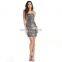 Sexy Above Knee Length  Dress Ecowalson Autumn Spring Women Long Sleeve Dress Bodycon Sexy Slim Fit O-neck Casual dresses
