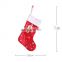 2019 Christmas Stocking Santa Claus Sock Gift Candy Bag Xmas Noel Decoration Gift for Kids Christmas Tree Ornaments Supplies