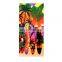 Promotion Custom Sand Free Soft Absorbent Quick Dry Print Coconut Tree Microfiber Beach Towel For Adult