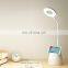 Hot-selling Touch LED Light 3 Color Changing Desk Lamp With Pen Container Phone Holder