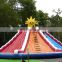 Giant Inflatable Bouncer Mountain Slide Big Inflatable Climbing Wall With Slide