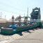 Log Flume Tropical Rush Tike Island Inflatable Double Lane Water Slide Outdoor Used