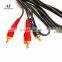 High quality 1M/2M/3M/5M  RCA Cables Interconnect Cable audio/video cable For Car Audio