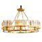 European Energy Saving Large Golden Luxury Crystal Chandelier Round K9 Crystal Chandelier Lighting