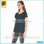 Wholesale 2016 Cheap Short Sleeve Cotton Slub T-shirt for Lady