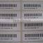 hot sale customized waterproof round corner barcode printed label with matte lamination in Lianlong brand