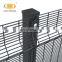 Black Color Bent Curved High Security 358 Anti Climb Fence