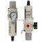 Hot Sale Pneumatic FRL Air Source Treatment Unit AW Series Auto Drain Filter and Regulator Combination With Gauge