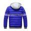 Plus size fashion trend men's long sleeve down warm hooded smart heating jacket S-XXXXL