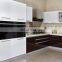 Modern mdf marble top design wall hanging kitchen cabinet units