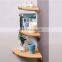 Durable and beautiful floating wall mounted wall corner shelf