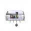 K&B hot sale guaranteed quality modern style black metal wall storage with hooks