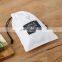 PandaSew 8*10cm custom logo gift packaging drawstring cotton pouch bag