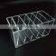 Cheap clear case tabletop storage acrylic rack DVD or CD counter display holder