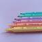 Good Quality Factory 6 color pastel color fluorescent highlighter double tip twin marker watercolor pen for children student art