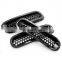 Front Grille Inserts Position For Jeep Wrangler JK/JKU 2007-2018 Glossy Black 7 PCS