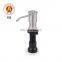 Hot Sale Factory Direct Stainless Steel Stand Sanitizer Liquid Hand Press Abs Soap Dispenser