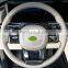For Kia Carnival 2022 Car Part Setup Accessories Carbon Fiber Steering Wheel Cover Trim