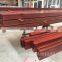 Wooden print 100*50 aluminium rectangular tube wooden color aluminium pipe with exsiting mold