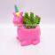 Office Small Ceramics Plastic Green Plants Ornamental Indoor Plants Colorful Animal Korean Succulent Artificial Plant Bonsai