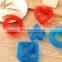 Top Ranking Round Biscuit Thanksgiving Customized Baking Plastic Holiday Christmas Cookie Cutter Set