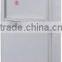 High efficiency electric hot and cold water cooler dispenser in white