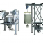 Sistema de silo para el transporte, carga y descarga de bolsas de 25 - 1200 kgs de ceniza volante jumbo, ceniza mineral, ácido cítrico y polvo de cemento