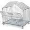 Warehouse Steel Collapsible Wire Mesh Storage Bins Industrial Stackable PET Preforms Wire Mesh Container Cage With Wheels Mesh Wire Storage Cage