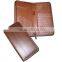 High quality OEM Genuine Leather Rfid Blocking Passport Wallet