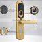 2015 New touch screen biometric hotel smart keyless excel fingerprint lock