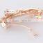 Fashion crystal hairpins horizontal clamp double hearts rhinestone - encrusted hair clip,Hair Clasp
