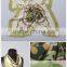 100% silk piano shawl, branded scarfs green