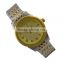 Machanical Christmas Vogue Gold Stainless Steel Strap Ladies Watches
