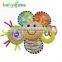 Babyfans 2015 Colorful Sun Flowers Cartoon Shaped Soft Toys for Baby China Factory Wholesale