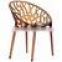Modern living room furniture PC/Polycarbonate crystal clear plastic chair