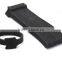 Black Reusable Back to Back Hook And Loop Wire Cable Tie