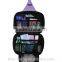High quality cheap travel big content cosmetic bag with clear mesh Vince pattern hot design