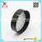 balck glass cosmetic jar plastic ABS screw lid cap-